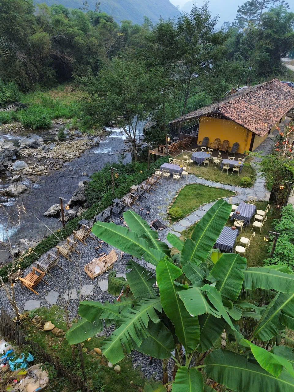Homestay — thác nước, ruộng bậc thang